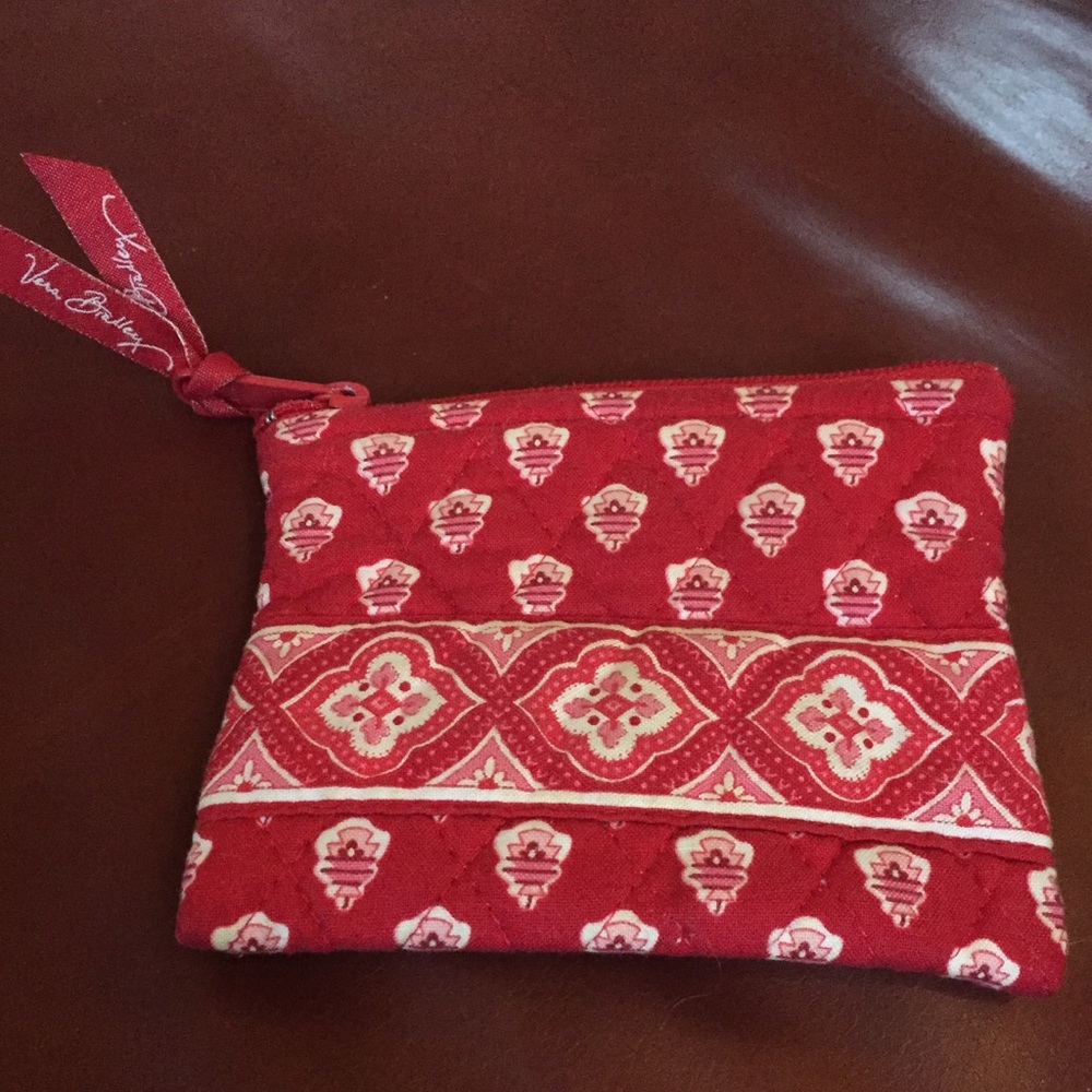Vera Bradley Nantucket Red coin purse